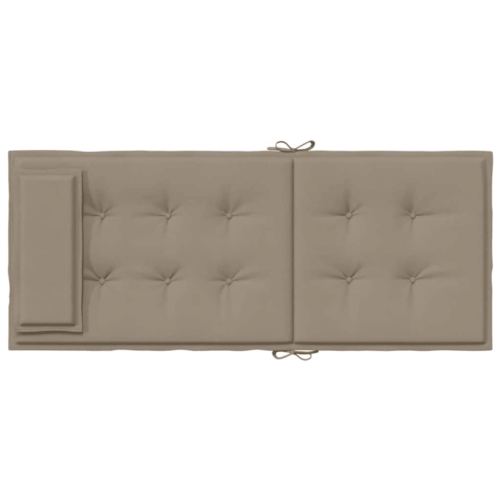 Cuscini per Sedia con Schienale Alto 2pz Tessuto Oxford