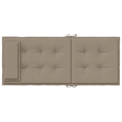 Cuscini per Sedia con Schienale Alto 2pz Tessuto Oxford