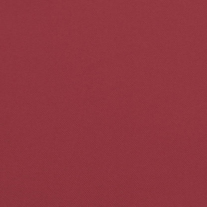 Cuscini Sedia con Schienale Alto 6 pz Rosso Vino Tessuto Oxford