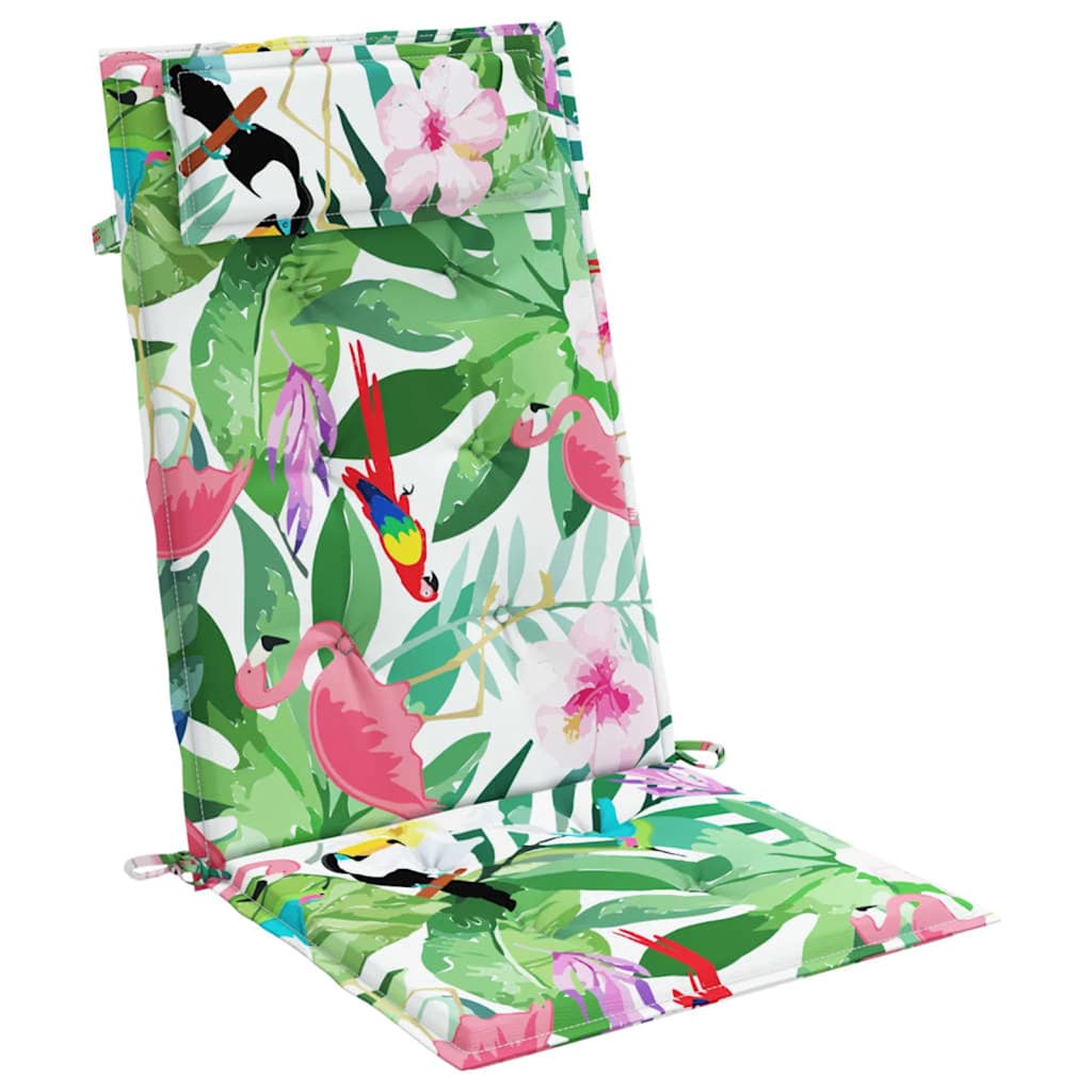 Cuscini per Sedia Schienale Alto 4pz Multicolore Tessuto Oxford | homemem39