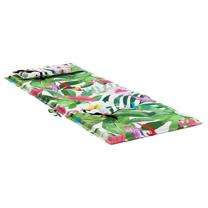 Cuscini per Sedia Schienale Alto 4pz Multicolore Tessuto Oxford