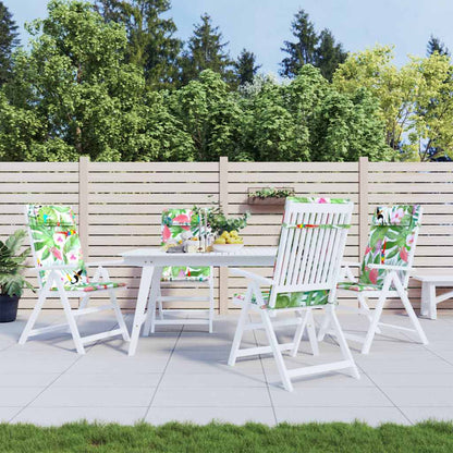 Cuscini per Sedia Schienale Alto 4pz Multicolore Tessuto Oxford | homemem39