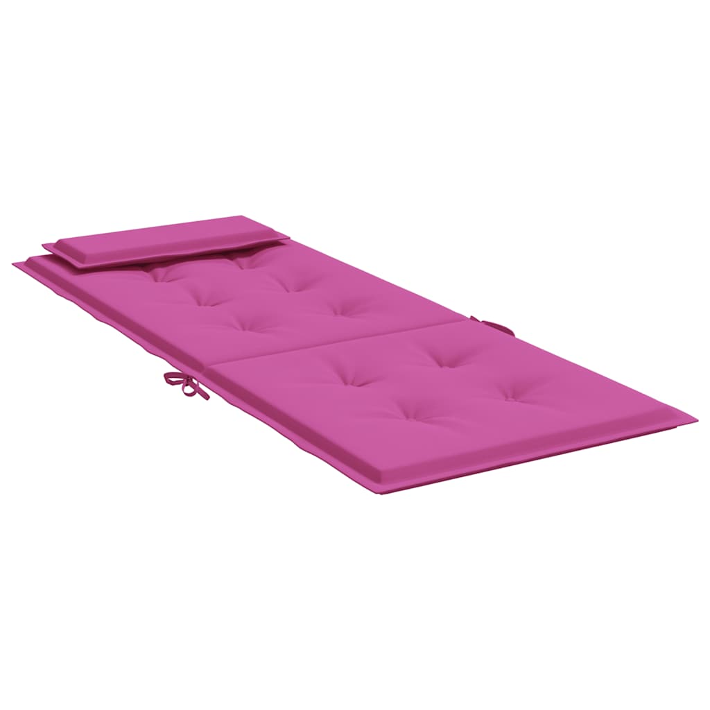 Cuscini per Sedia con Schienale Alto 2pz Rosa in Tessuto Oxford | homemem39