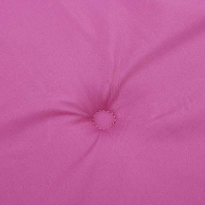 Cuscini per Sedia con Schienale Alto 4pz Rosa in Tessuto Oxford