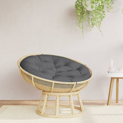 Cuscino Rotondo Antracite Ø 100x11 cm in Tessuto Oxford | homemem39