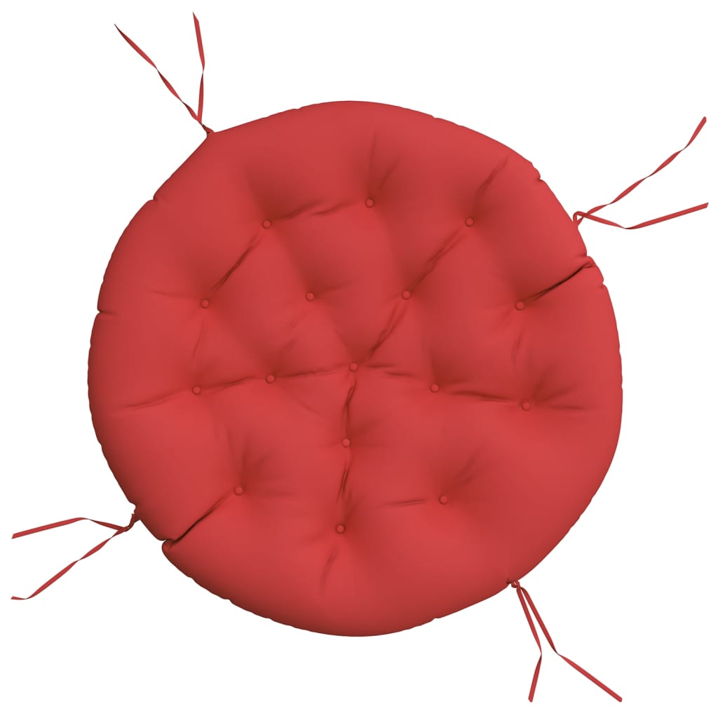 Cuscino Rotondo Rosso Ø 100x11 cm in Tessuto Oxford | homemem39