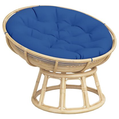 Cuscino Rotondo Blu Reale Ø in Tessuto Oxford