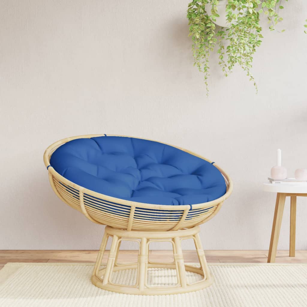 Cuscino Rotondo Blu Reale Ø in Tessuto Oxford