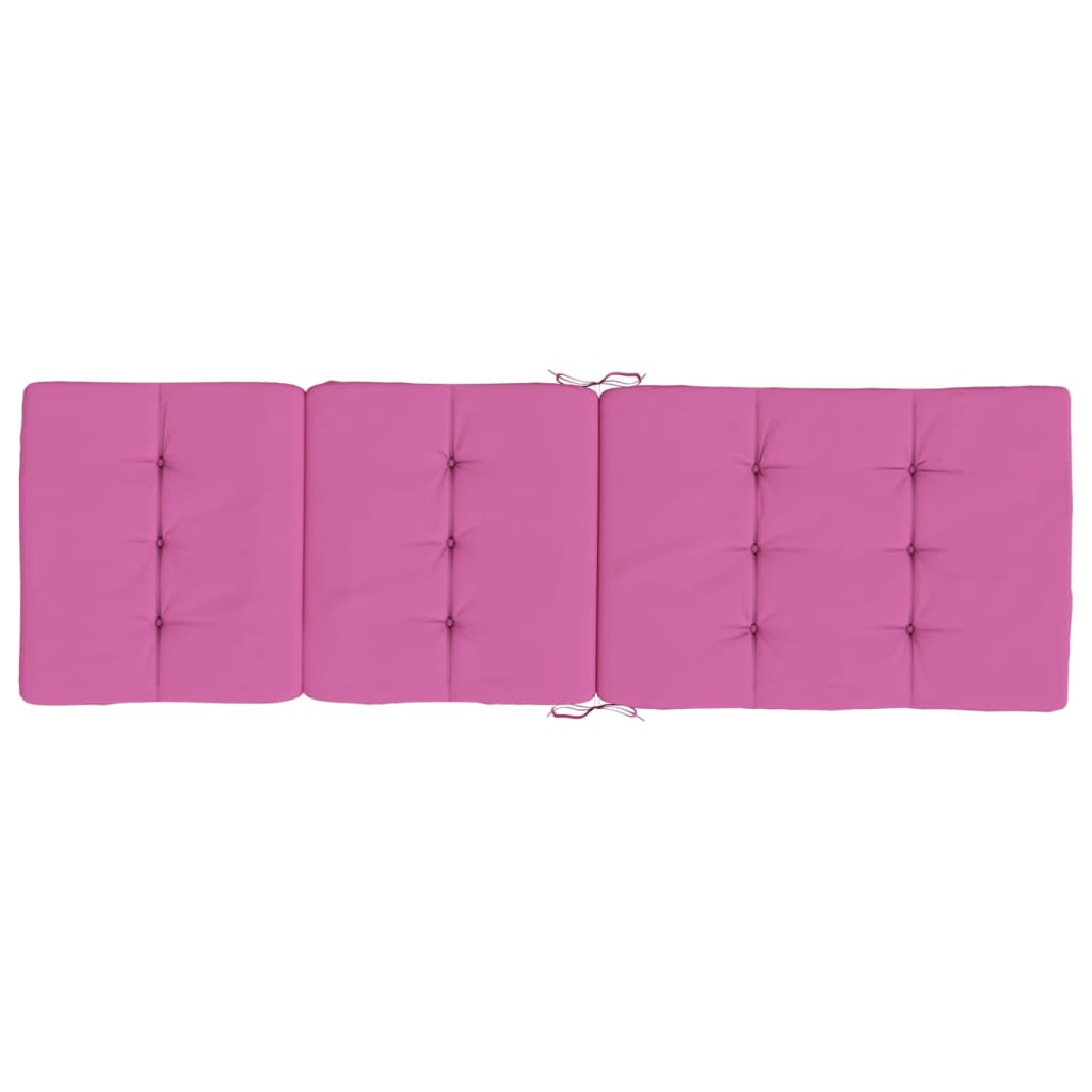 Cuscini per Sedia a Sdraio 2 pz Rosa in Tessuto Oxford | homemem39