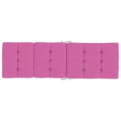 Cuscini per Sedia a Sdraio 2 pz Rosa in Tessuto Oxford | homemem39