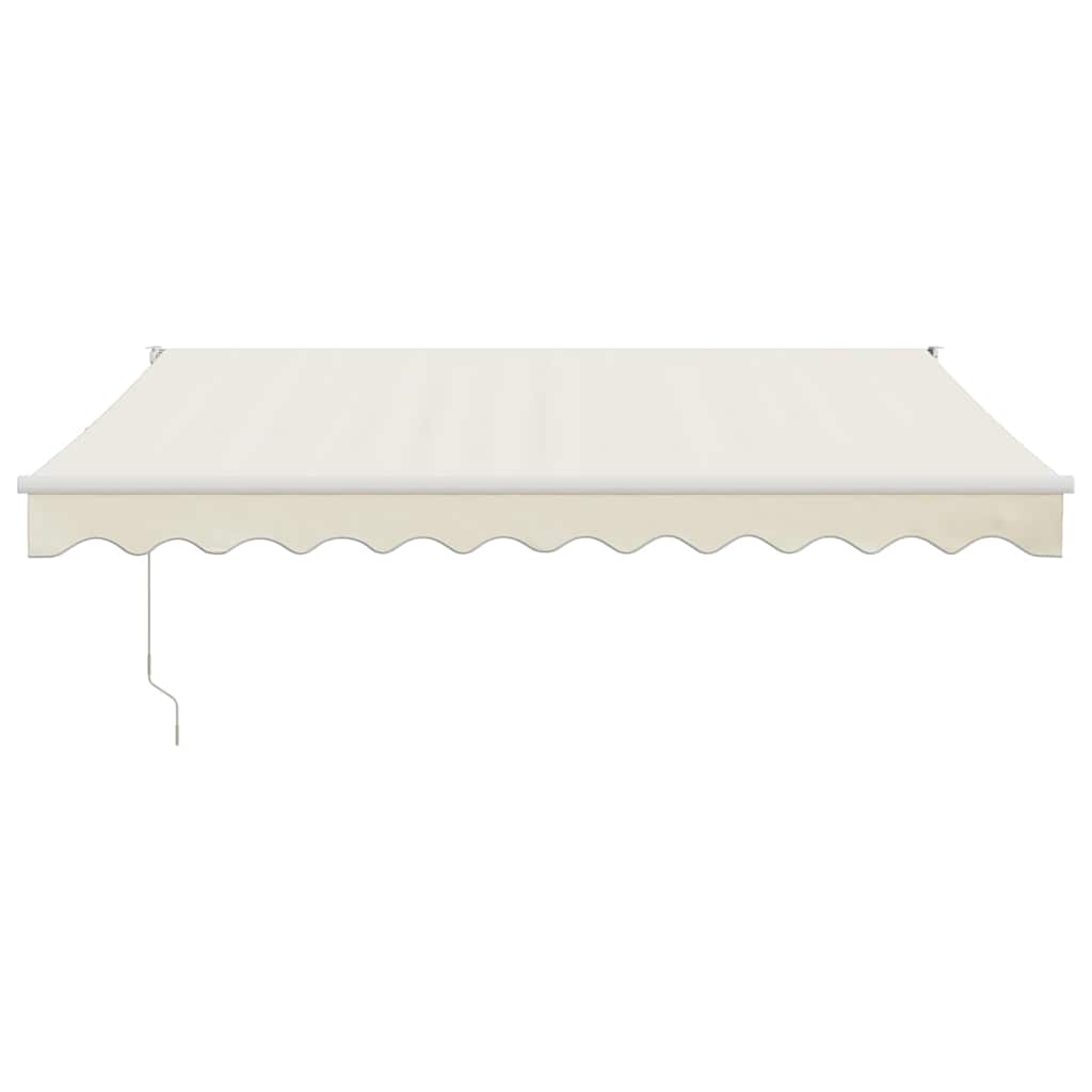 Tenda da Sole Retrattile Crema 3x2,5 m in Tessuto e Alluminio | homemem39