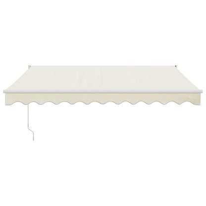 Tenda da Sole Retrattile Crema 3x2,5 m in Tessuto e Alluminio | homemem39