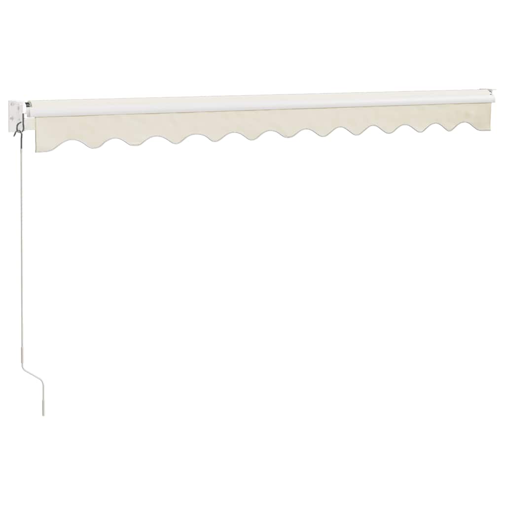 Tenda da Sole Retrattile Crema 3x2,5 m in Tessuto e Alluminio | homemem39