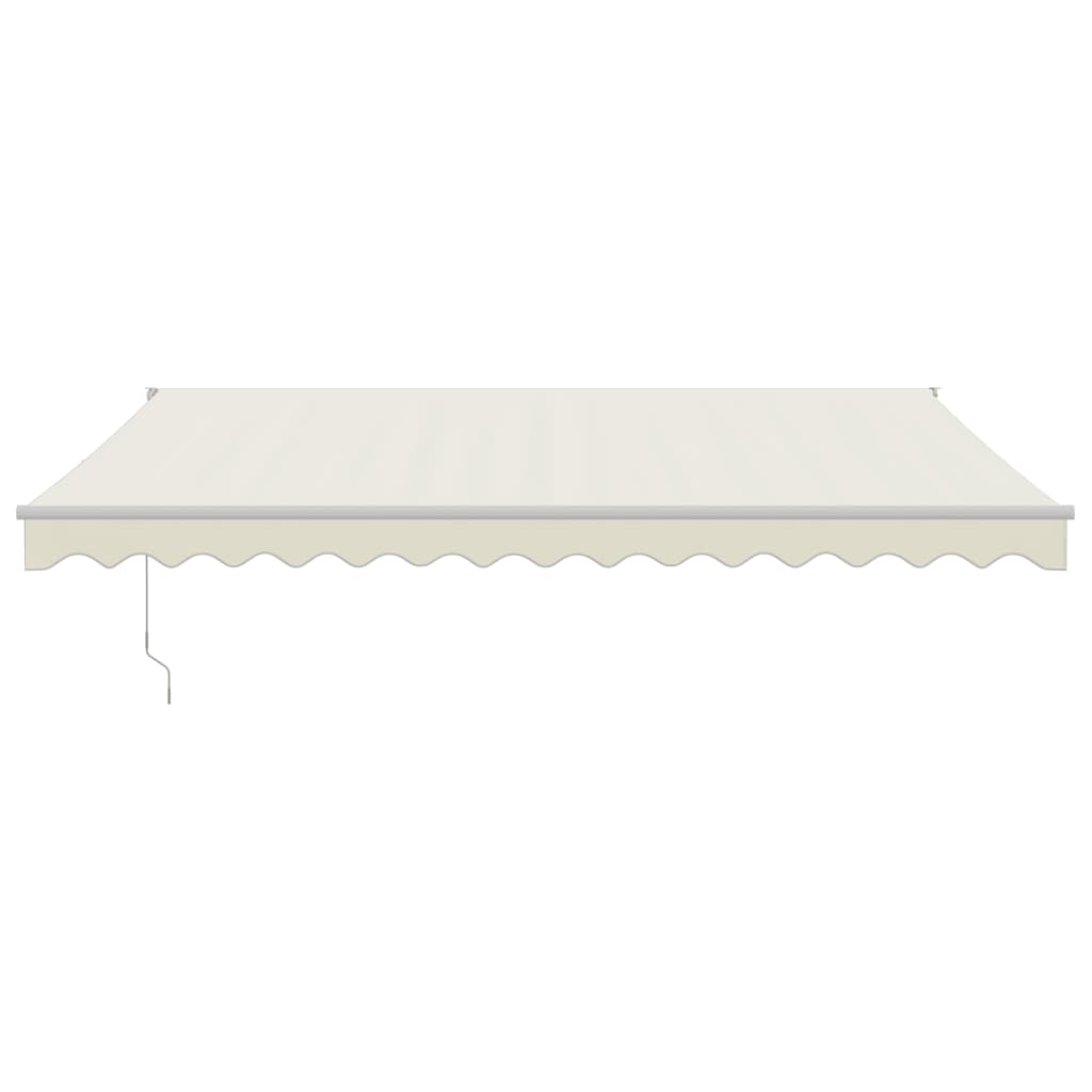 Tenda da Sole Retrattile Crema 4x3 m in Tessuto e Alluminio | homemem39