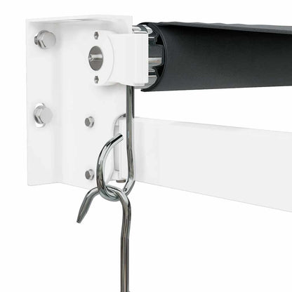 Tenda da Sole Retrattile Antracite 3,5x2,5m Tessuto e Alluminio