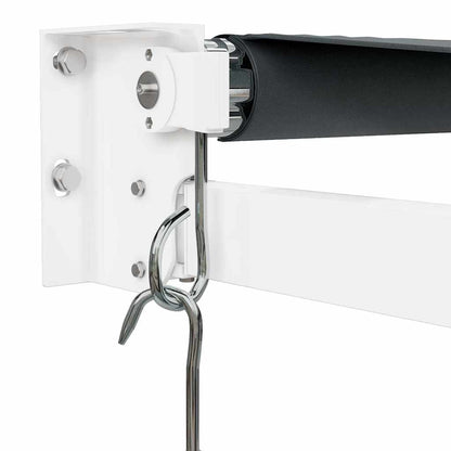 Tenda da Sole Retrattile Antracite 5x3 m in Tessuto e Alluminio | homemem39