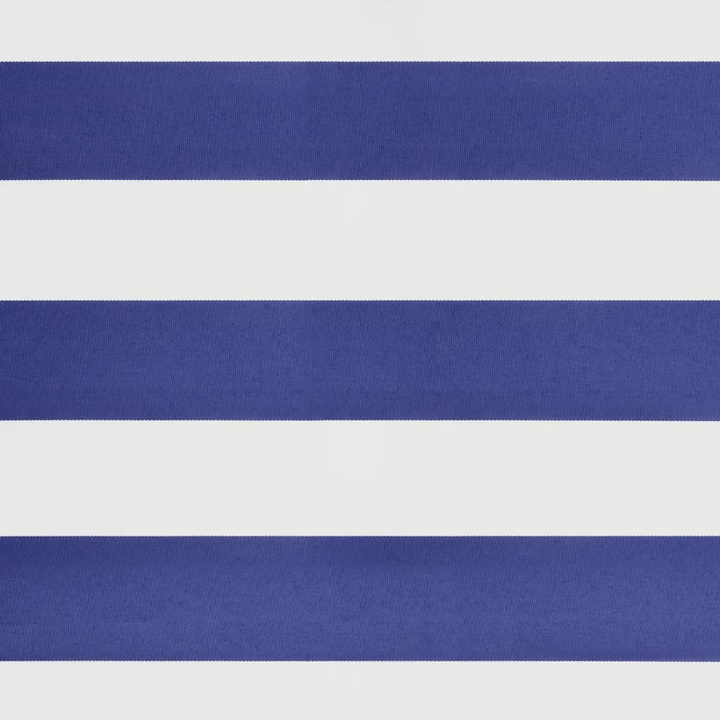 Tenda da Sole Retrattile Blu e Bianca 5x3 m Tessuto e Alluminio - homemem39