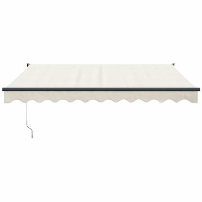 Tenda da Sole Retrattile Crema 3x2,5 m in Tessuto e Alluminio | homemem39