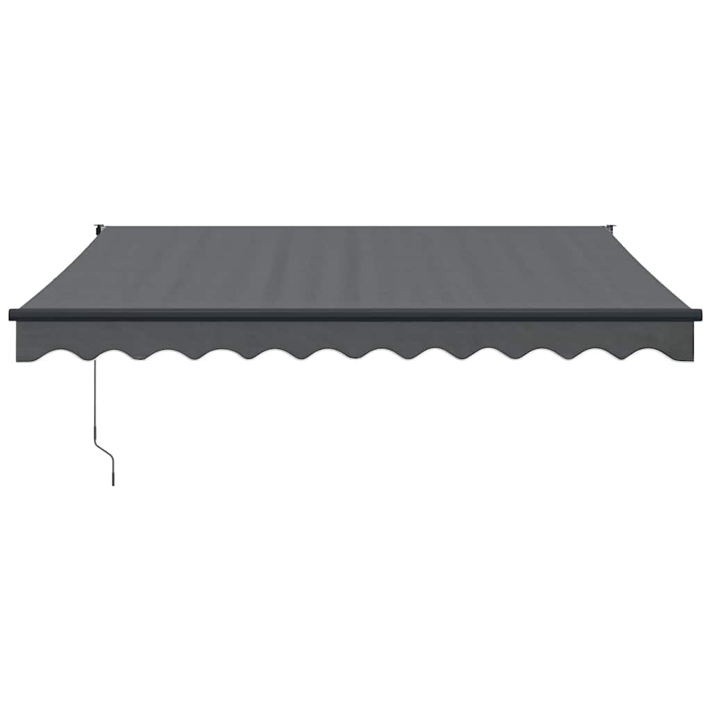 Tenda da Sole Retrattile Antracite 3x2,5 m Tessuto e Alluminio | homemem39