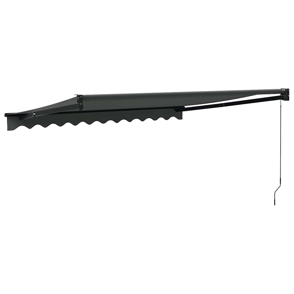 Tenda da Sole Retrattile Antracite 3x2,5 m Tessuto e Alluminio | homemem39