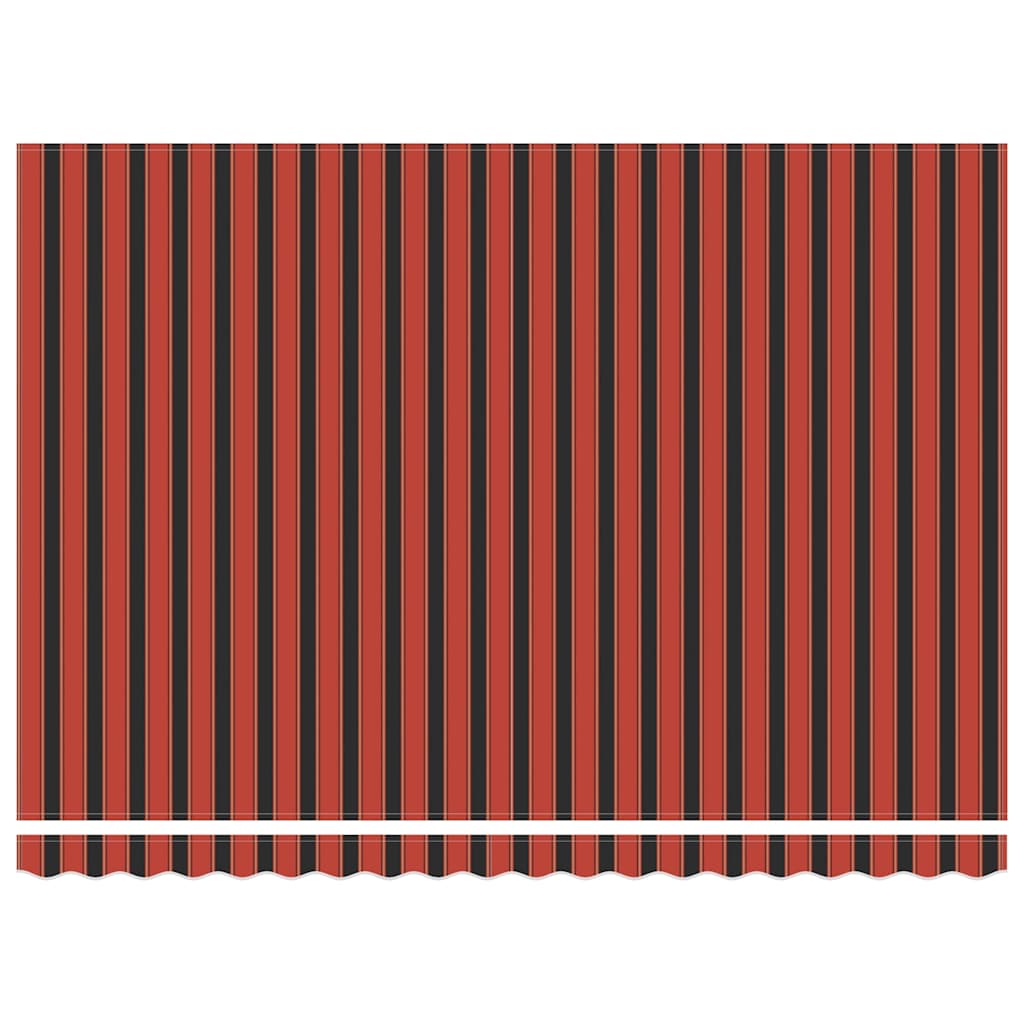 Tenda Retrattile Arancione Marrone 4,5x3 m Tessuto e Alluminio | homemem39