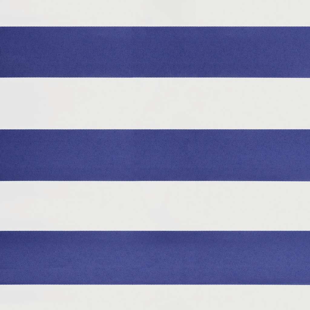 Tenda Sole Automatica Retrattile Blu e Bianca 3,5x2,5 m - homemem39