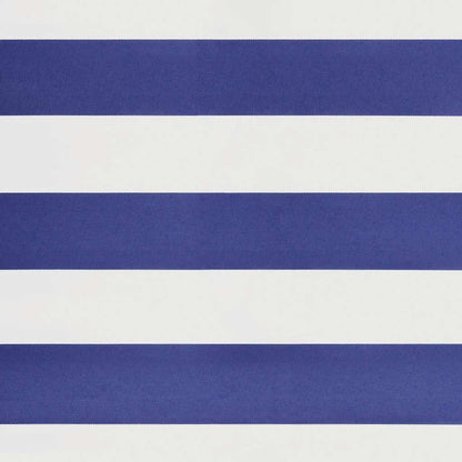 Tenda Sole Automatica Retrattile Blu e Bianca 3,5x2,5 m - homemem39