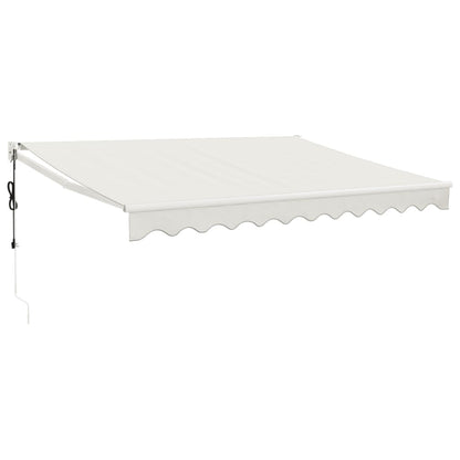 Tenda Sole Automatica Retrattile Crema 3,5x2,5 m