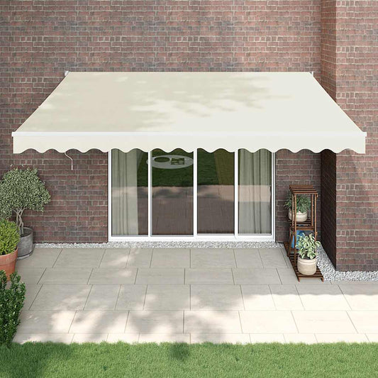 Tenda Sole Automatica Retrattile Crema 4x3 m - homemem39