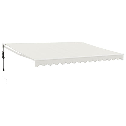 Tenda Sole Automatica Retrattile Crema 4,5x3 m | homemem39