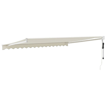 Tenda Sole Automatica Retrattile Crema 4,5x3 m | homemem39