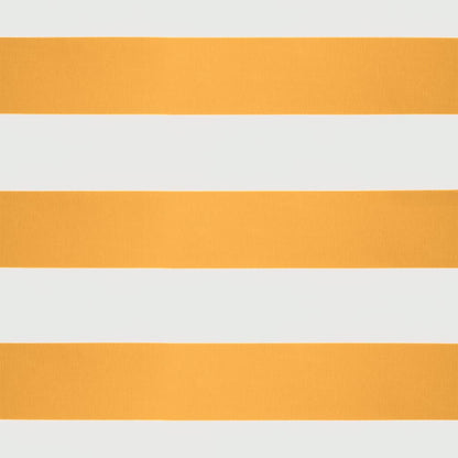 Tenda Sole Automatica Retrattile Gialla e Bianca 3,5x2,5 m - homemem39