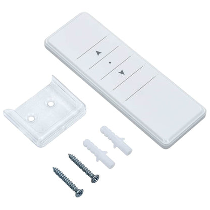 Tenda Sole Automatica Retrattile Gialla e Bianca 4x3 m | homemem39