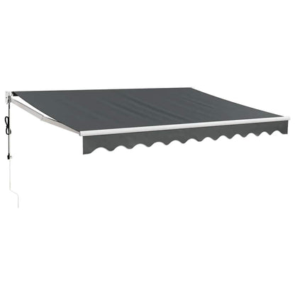 Tenda Sole Automatica Retrattile Antracite 3,5x2,5 m