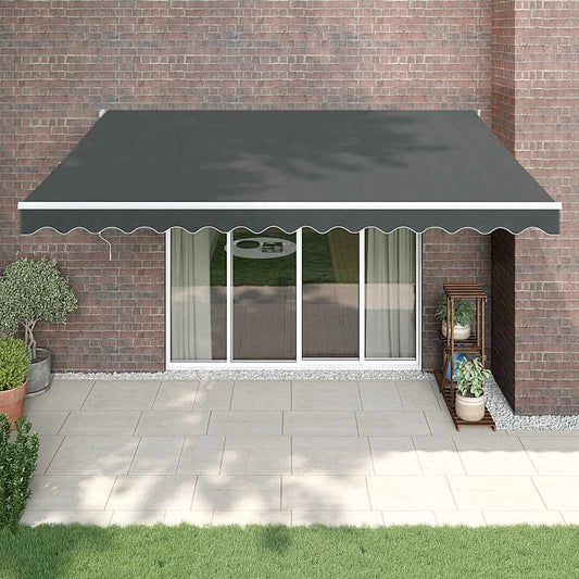 Tenda Sole Automatica Retrattile Antracite 4x3 m - homemem39
