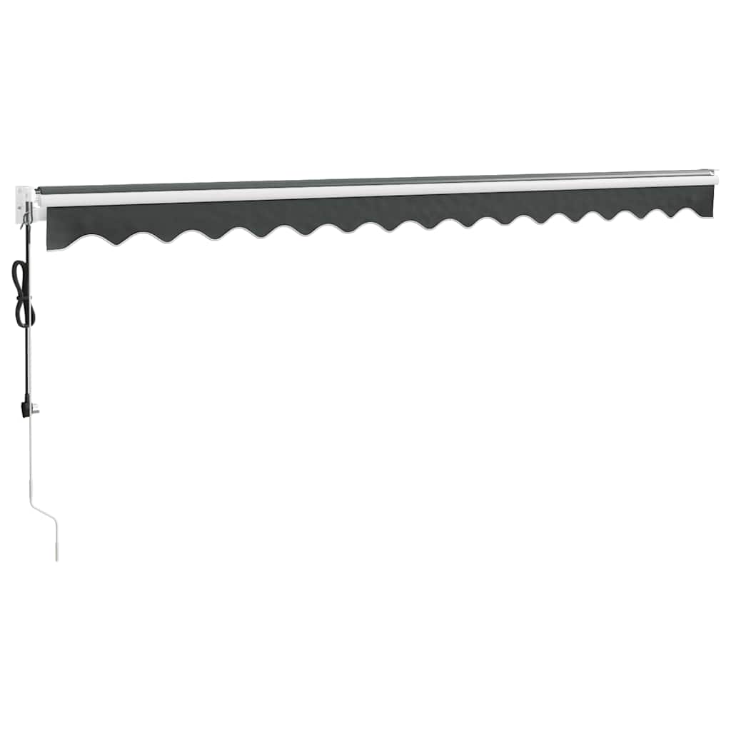 Tenda Sole Automatica Retrattile Antracite 5x3 m | homemem39