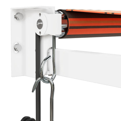Tenda Sole Automatica Retrattile Arancione e Marrone 3x2,5 m | homemem39
