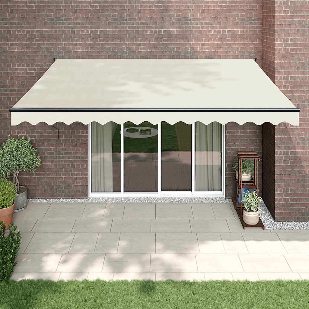 Tenda Sole Automatica Retrattile Crema 4x3 m | homemem39