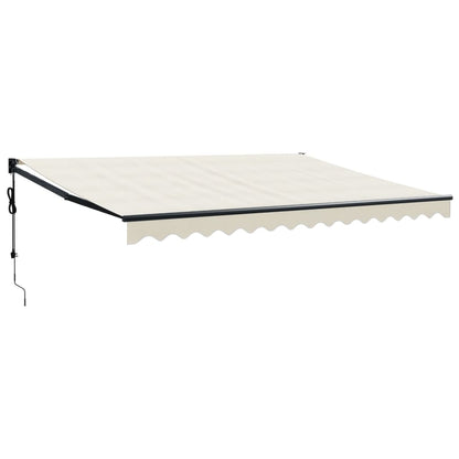 Tenda Sole Automatica Retrattile Crema 4,5x3 m | homemem39