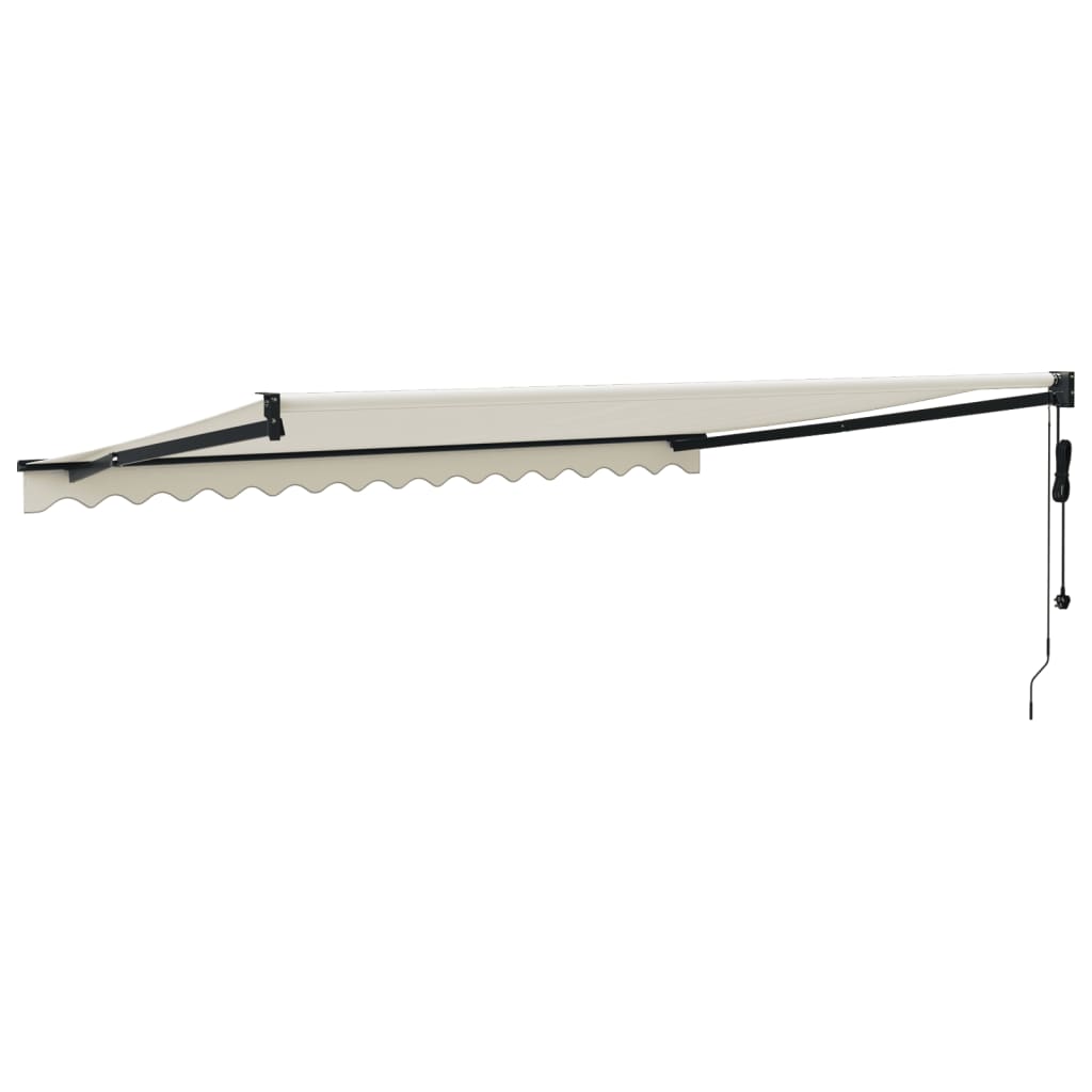 Tenda Sole Automatica Retrattile Crema 4,5x3 m | homemem39