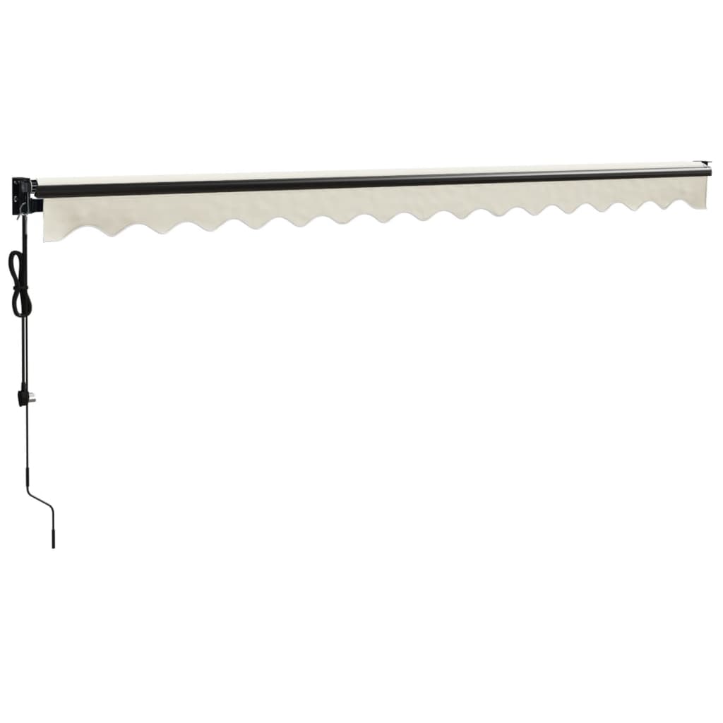 Tenda Sole Automatica Retrattile Crema 4,5x3 m | homemem39