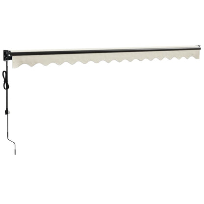 Tenda Sole Automatica Retrattile Crema 4,5x3 m | homemem39