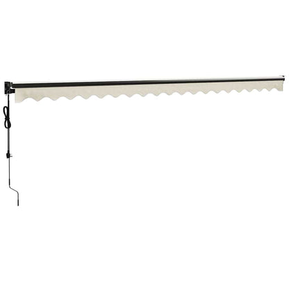 Tenda Sole Automatica Retrattile Crema 5x3 m