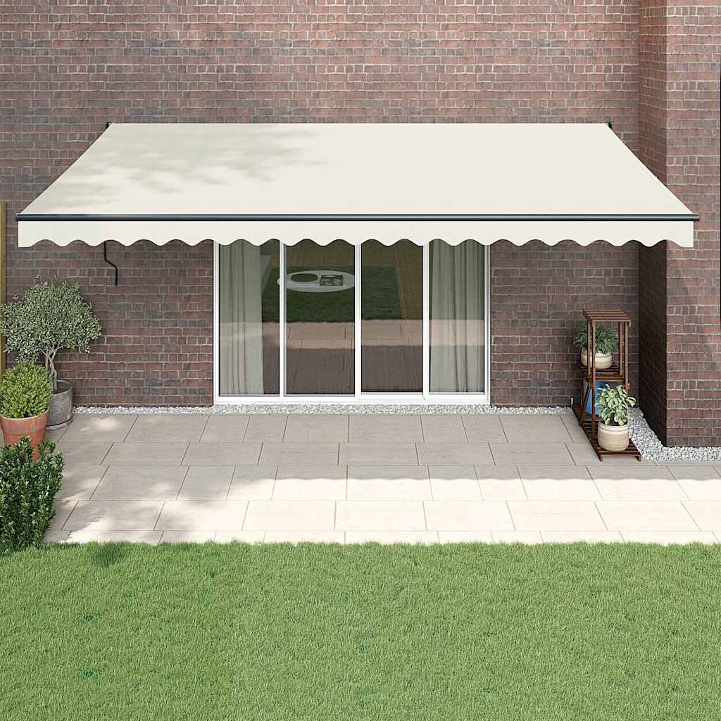 Tenda Sole Automatica Retrattile Crema 5x3 m