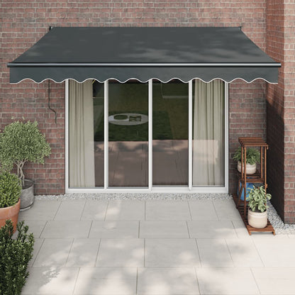 Tenda Sole Automatica Retrattile Antracite 3x2,5 m | homemem39
