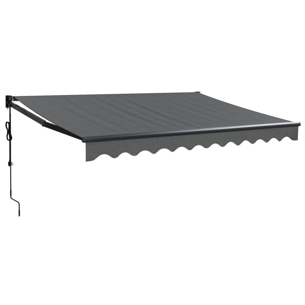 Tenda Sole Automatica Retrattile Antracite 3,5x2,5 m - homemem39