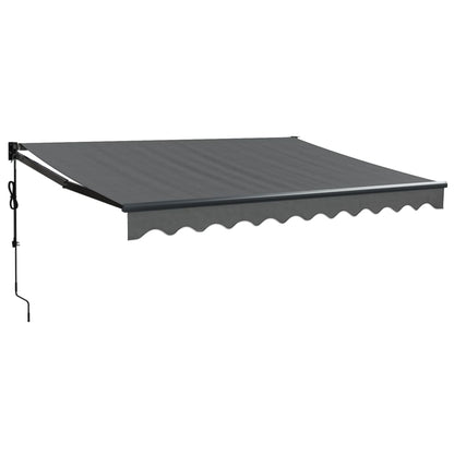 Tenda Sole Automatica Retrattile Antracite 3,5x2,5 m - homemem39