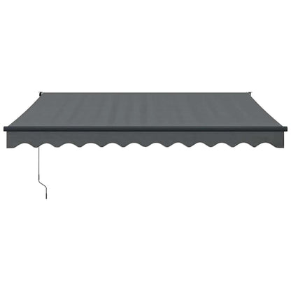 Tenda Sole Automatica Retrattile Antracite 3,5x2,5 m