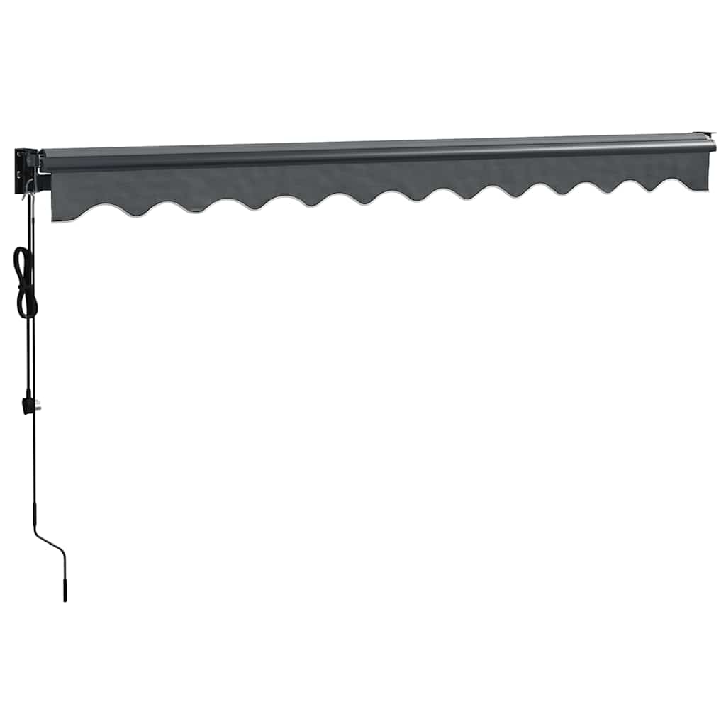Tenda Sole Automatica Retrattile Antracite 3,5x2,5 m