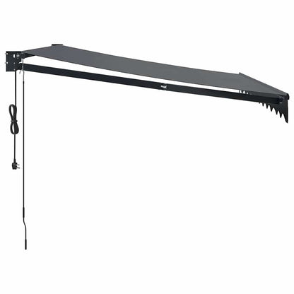 Tenda Sole Automatica Retrattile Antracite 3,5x2,5 m